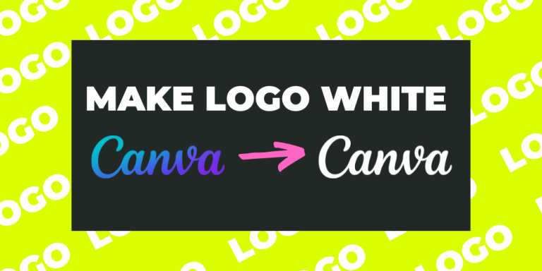 How To Make A Logo White In Canva