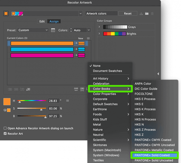3 Quick Ways to Convert CMYK To Pantone In Illustrator