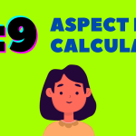 16:9 aspect ratio calculator for images and videos