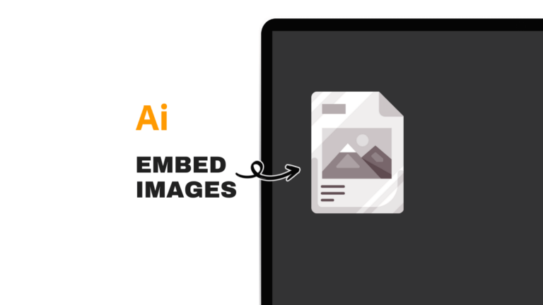 How to embed images in Adobe illustrator