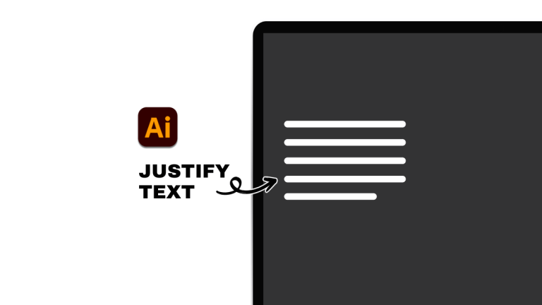 how to justify text in illustrator