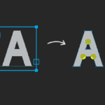 How to expand text in Adobe Illustrator