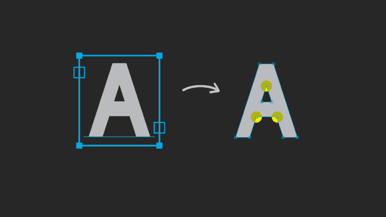 How to expand text in Adobe Illustrator