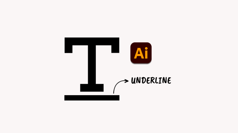 how to underline text in illustrator