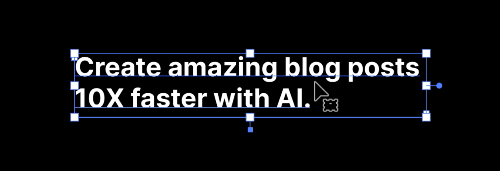 5 Easy Ways to Underline Text in Illustrator 10 select the whole text frame by clicking on it once
