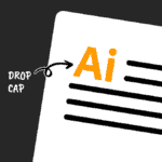 drop cap in illustrator