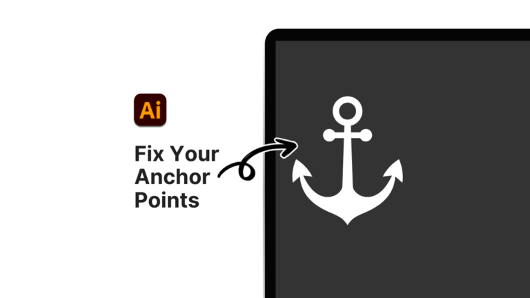 adobe illustrator anchor points not showing