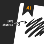 how to save brushes in illustrator