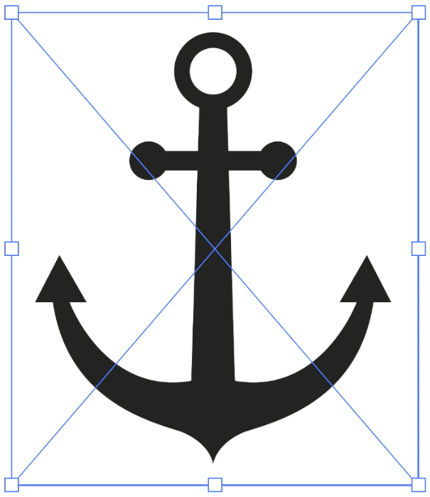 raster image of an anchor – Adobe Illustrator not showing anchor points
