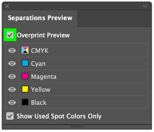 How To Preview In Illustrator 31 enable overprint in separations preview dialog box in adobe illustrator