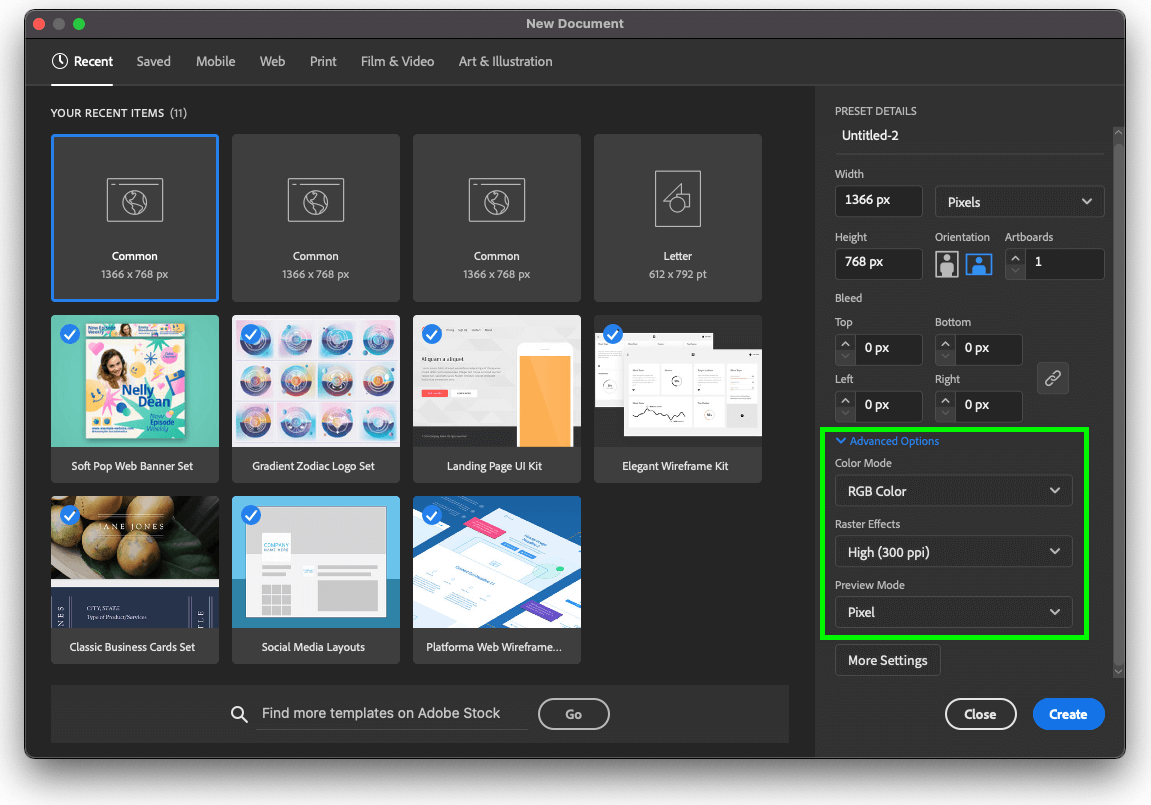 2 Easy Steps to set DPI in Illustrator vs PPI