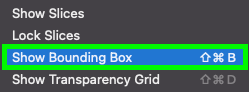 select view on top menu and select Show Bounding Box in drop-down menu of Illustrator