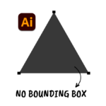 Illustrator bounding box not showing