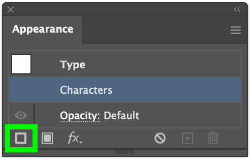 add new stroke in appearance panel – how to bold text in illustrator