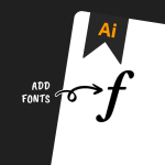 how to add fonts to illustrator