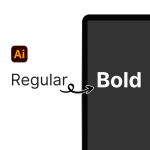 how to bold text in Illustrator
