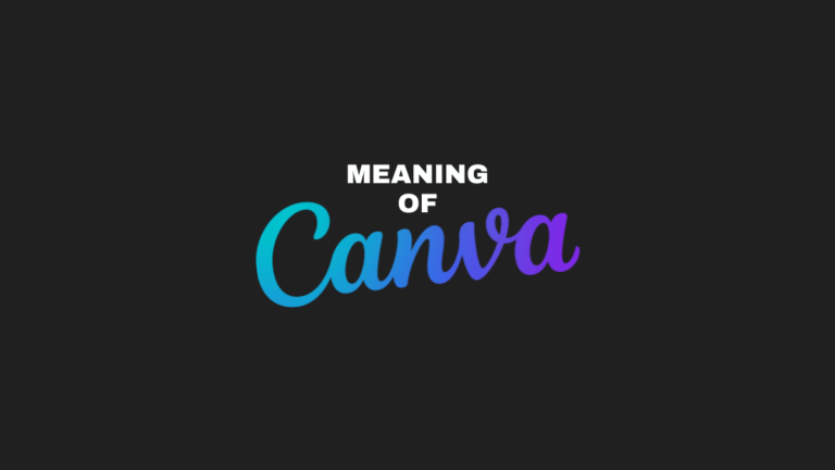 what is the meaning of canva