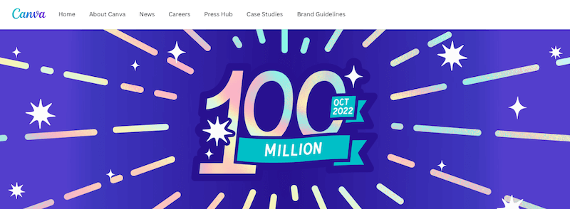 canva has more than 100 million users