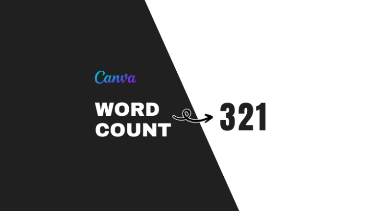 can canva do word count