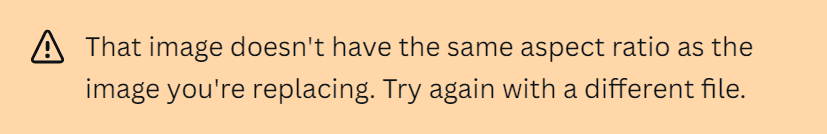 How To Replace Image In Canva? 7 can't replace image as image doesn't have the same aspect ratio in canva