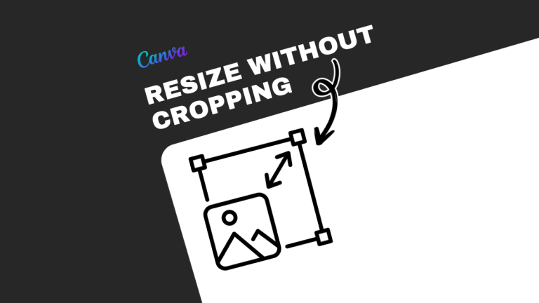 how to resize image in canva without cropping
