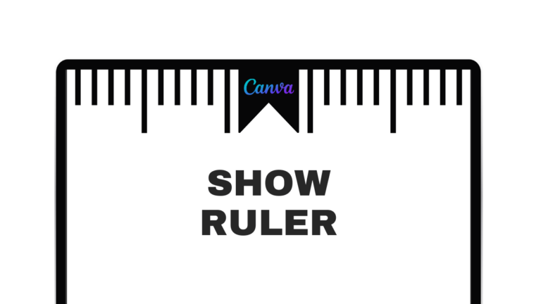 how to show ruler in canva