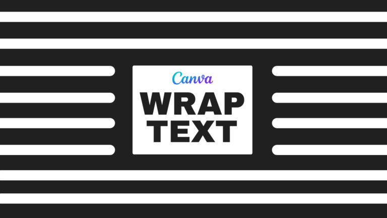 how to wrap text in canva