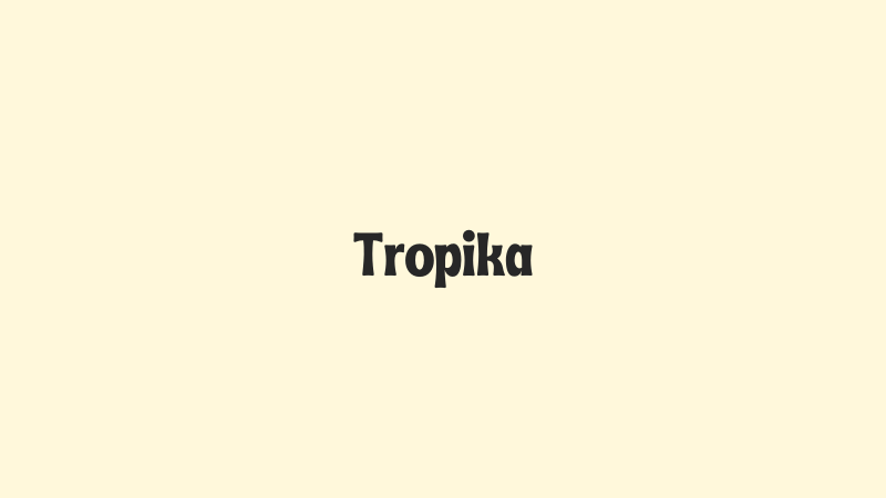 83 Best Retro Fonts On Canva For Free 82 tropika retro fonts on canva