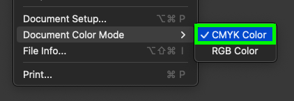 You Can Convert RGB To CMYK In Illustrator 3 change document color mode from RGB to CMYK in adobe illustrator