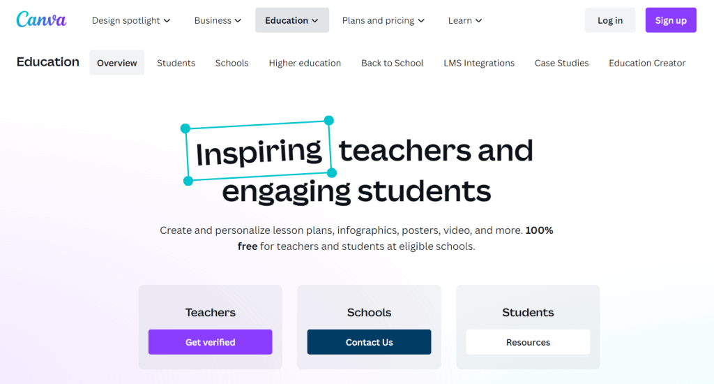 canva for education