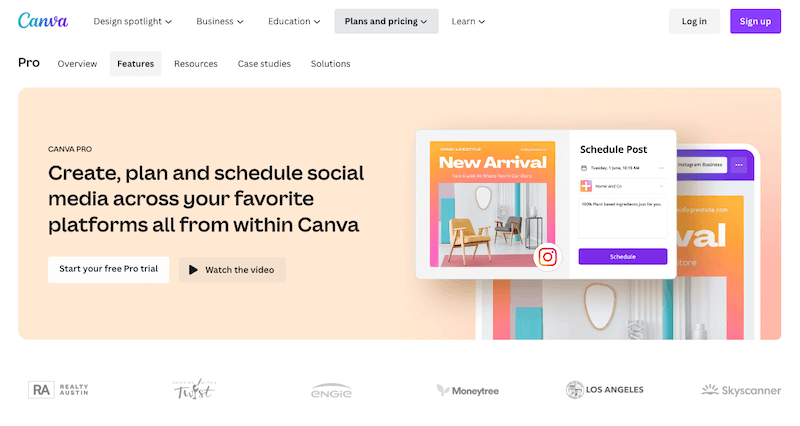 canva social media scheduling tool and content planner — is canva like indesign