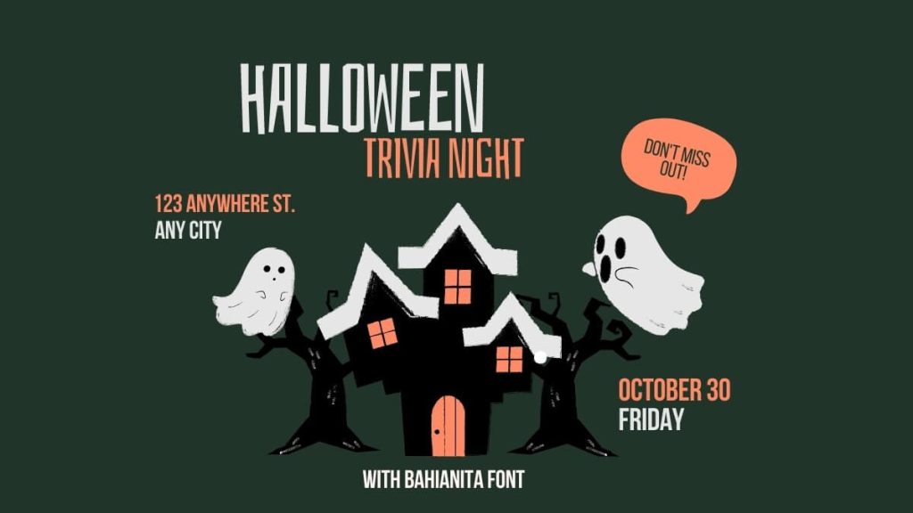 37 Free Canva Halloween Fonts 7 Bahianita from canva halloween fonts