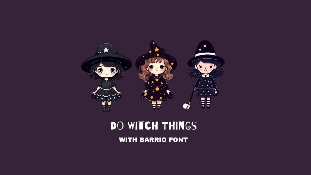 37 Free Canva Halloween Fonts 9 Barrio from canva halloween fonts