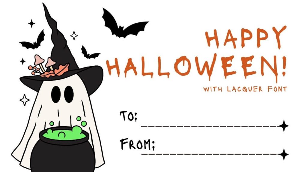 37 Free Canva Halloween Fonts 25 Lacquer from canva halloween fonts