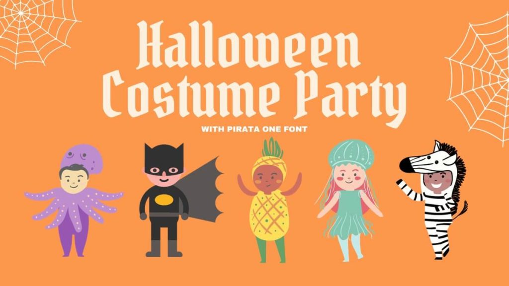 37 Free Canva Halloween Fonts 29 Pirata One from canva halloween fonts
