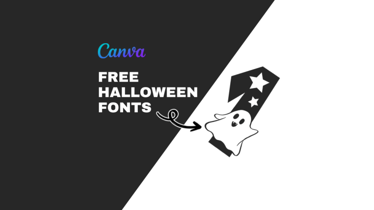 canva halloween fonts