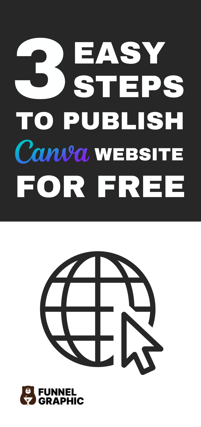 how to publish canva website for free 850x1800