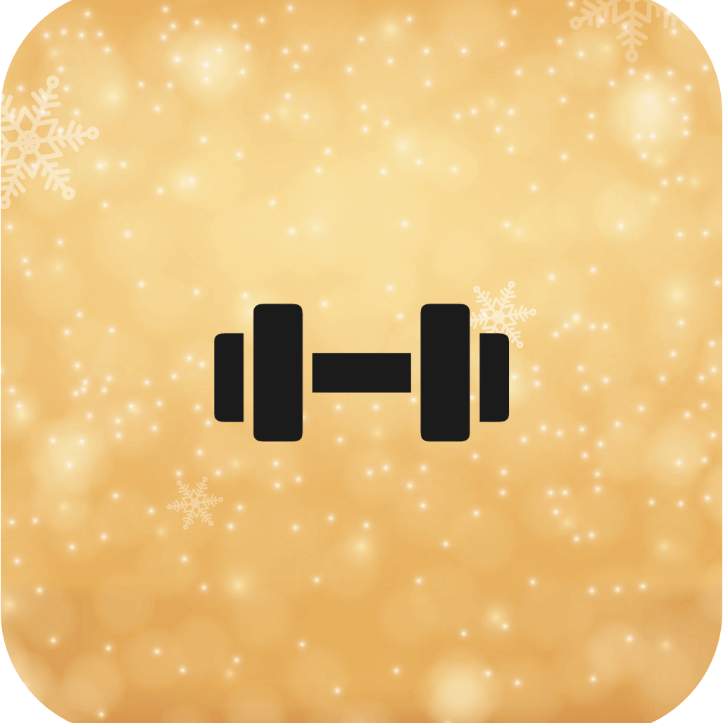 weights christmas app icons