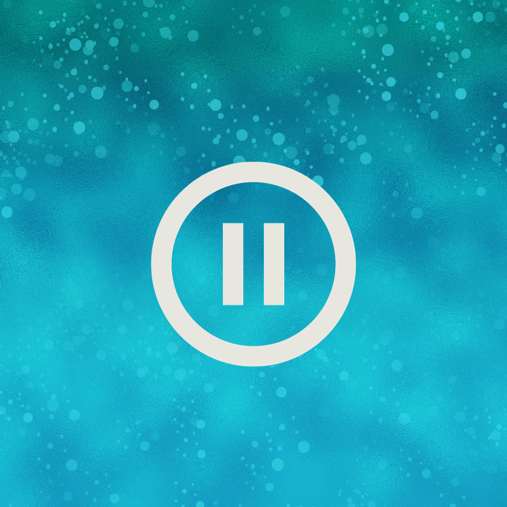 pause button christmas app icons