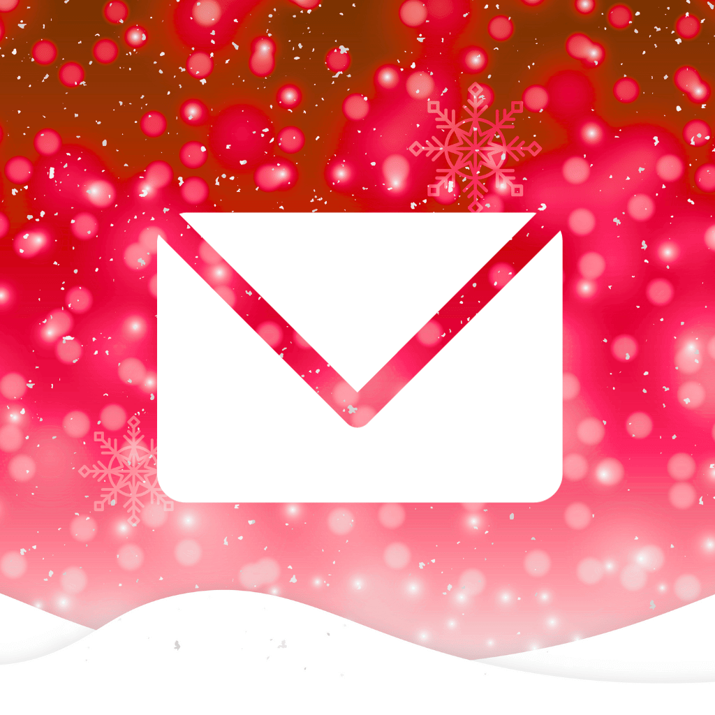 email christmas app icons