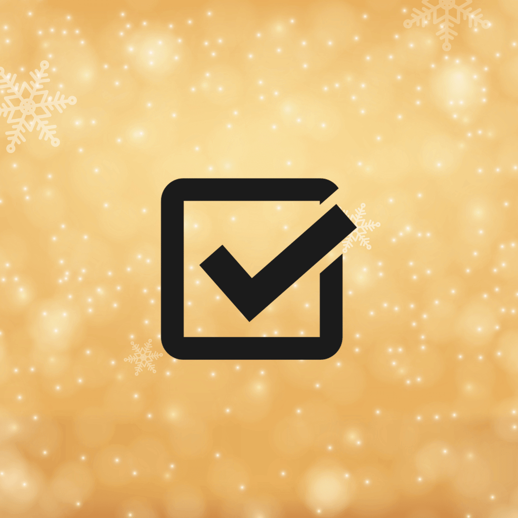 check task christmas app icons