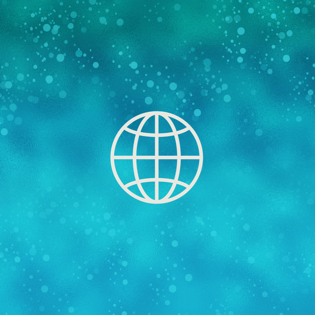 web globe christmas app icons