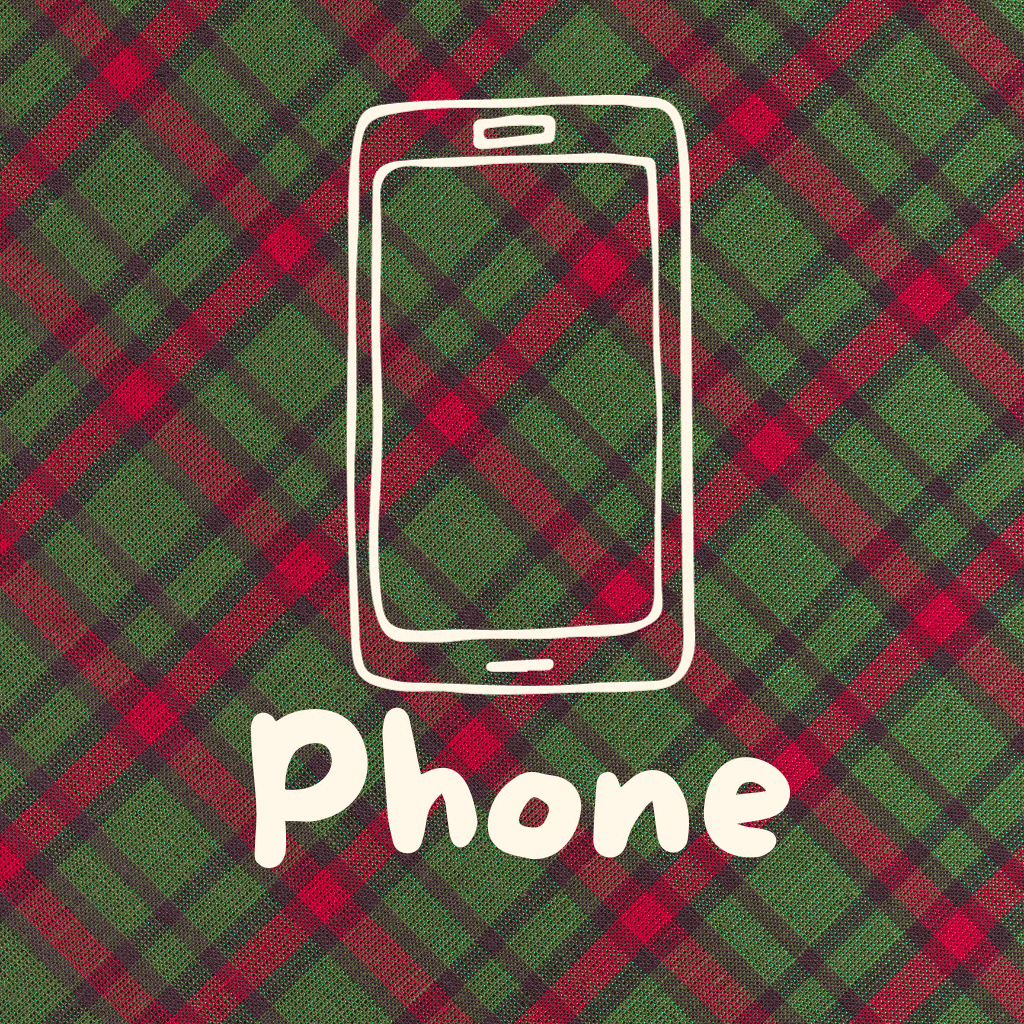 phone christmas app icons