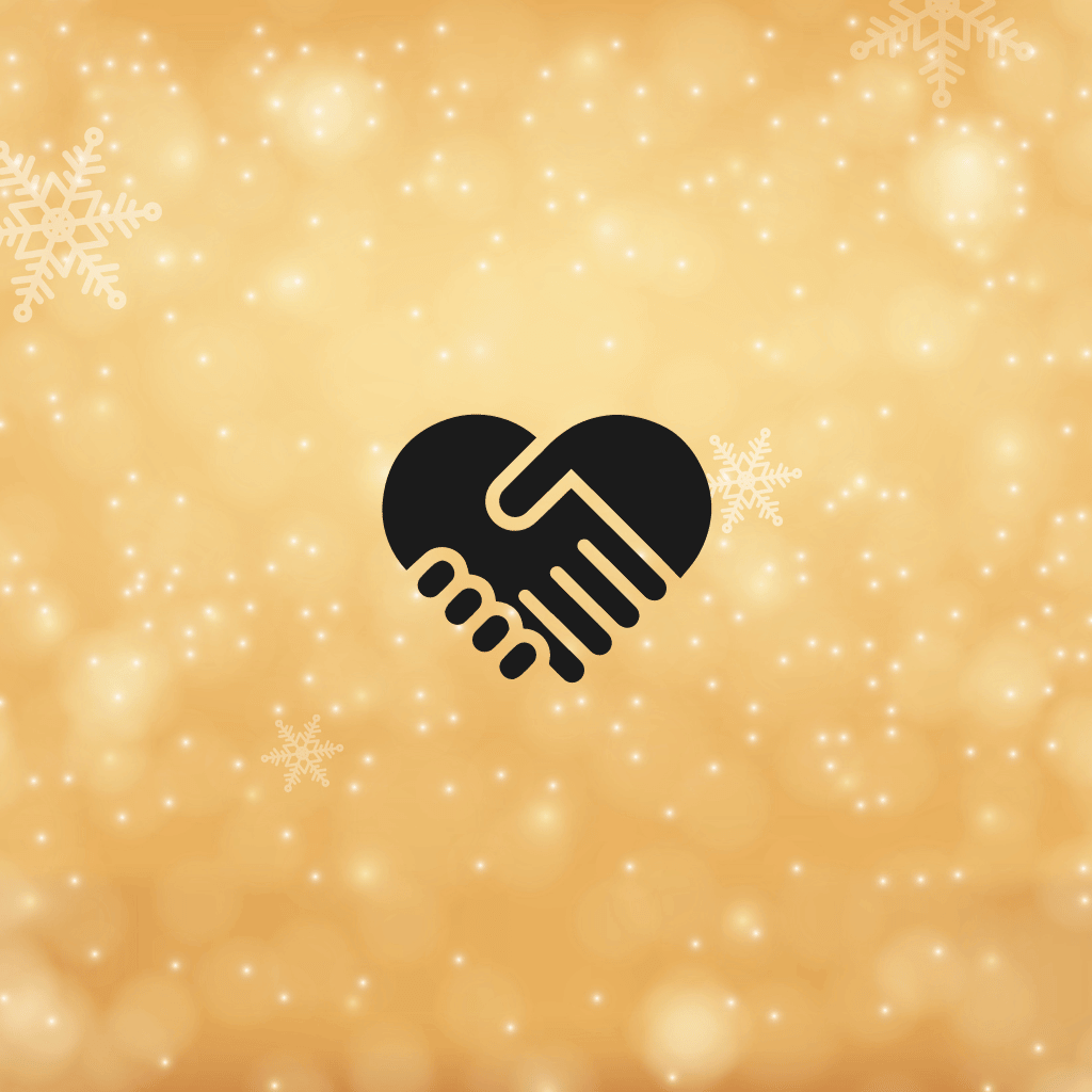 hands heart christmas app icons