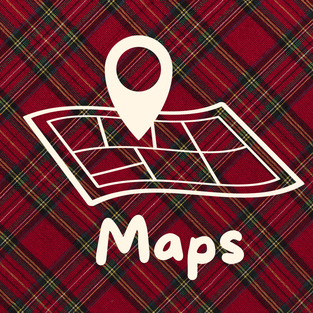 maps christmas app icons