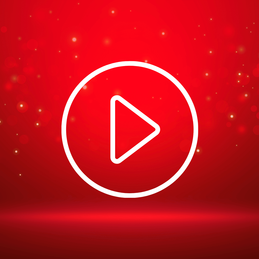 play video button christmas app icons