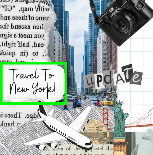 add text graphic vision board canva