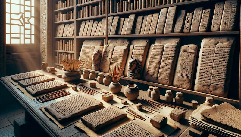 ancient mesopotamian literature clay tablets