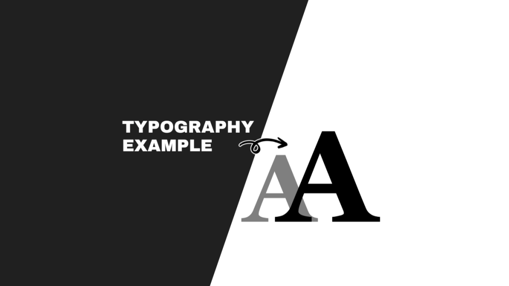 what is typography and example