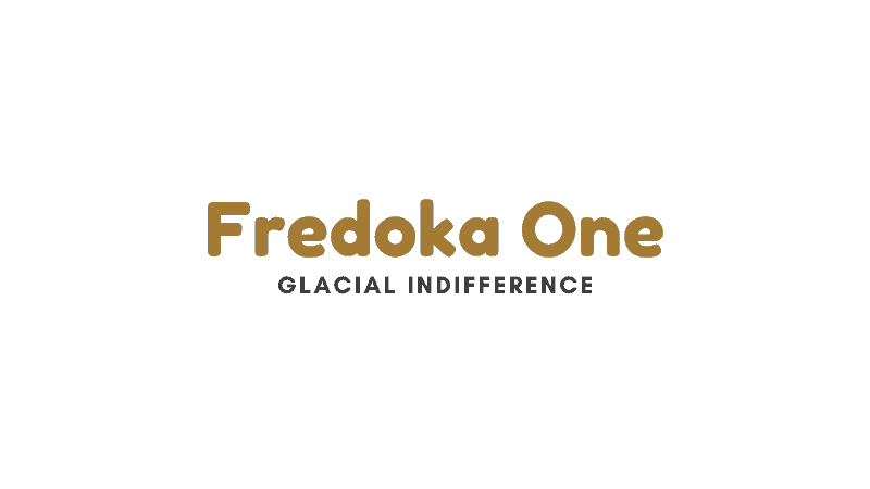 Fredoka One With Glacial Indifference - Canva Font Combinations For Business